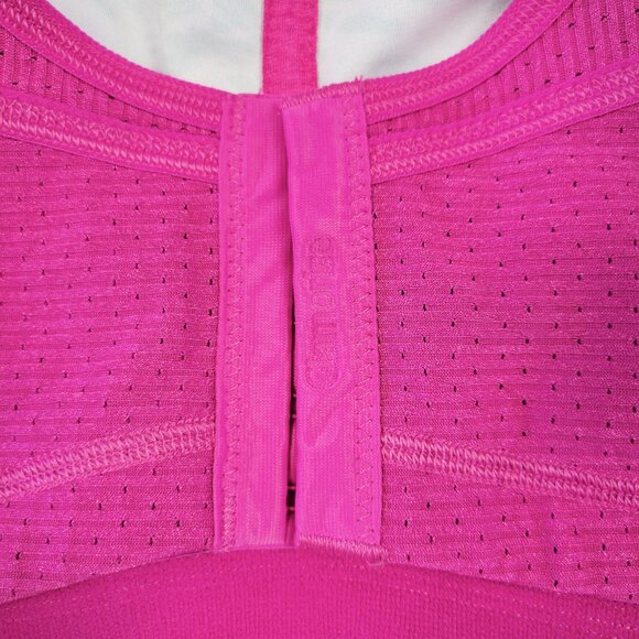 NWOT Glamorise Sport Sports Bra Pink Black Size 48H Plus - Picture 7 of 11